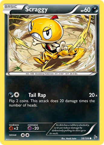 Image for Scraggy (58/106) [XY - Flashfire]