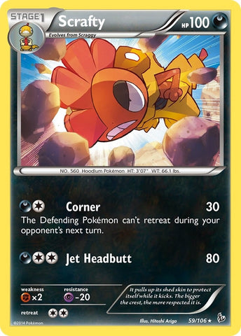 Image for Scrafty (59/106) - Pokemon