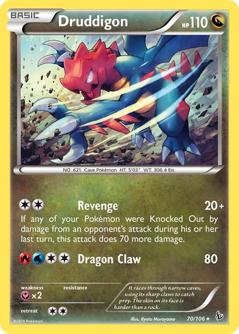 Image for Druddigon (70/106) [XY - Flashfire]