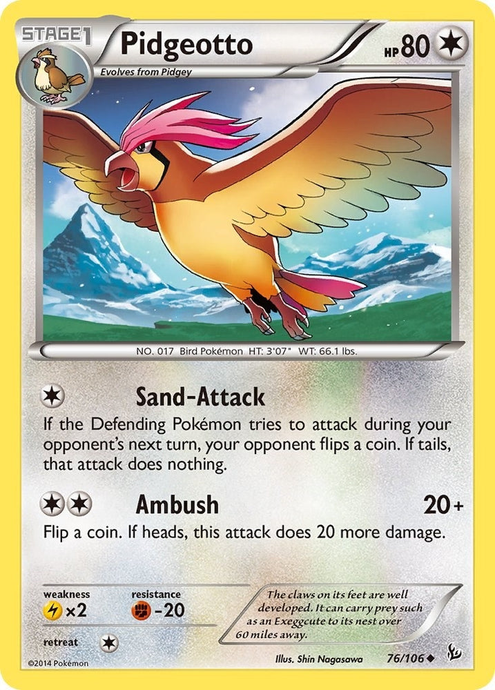 Image for Pidgeotto (76/106) [XY - Flashfire]