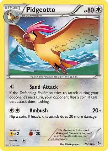 Image for Pidgeotto (76/106) [XY - Flashfire]