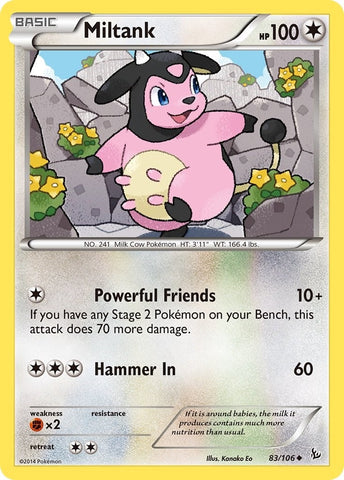 Image for Miltank (83/106) [XY - Flashfire]