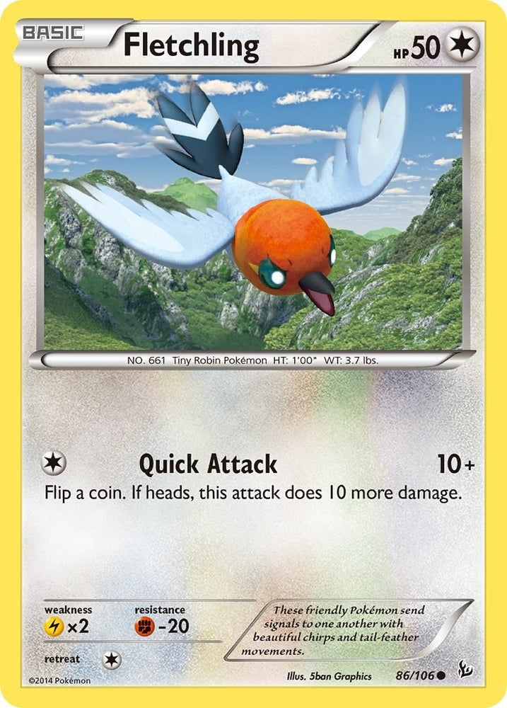 Image for Fletchling (86/106) [XY - Flashfire]