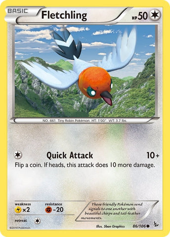 Image for Fletchling (86/106) [XY - Flashfire]