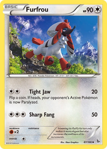 Image for Furfrou (87/106) [XY - Flashfire]