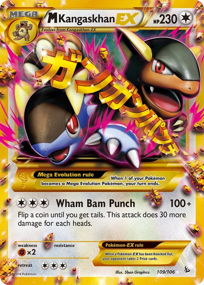 Image for M Kangaskhan EX (109 Secret Rare) (109/106) [XY - Flashfire]