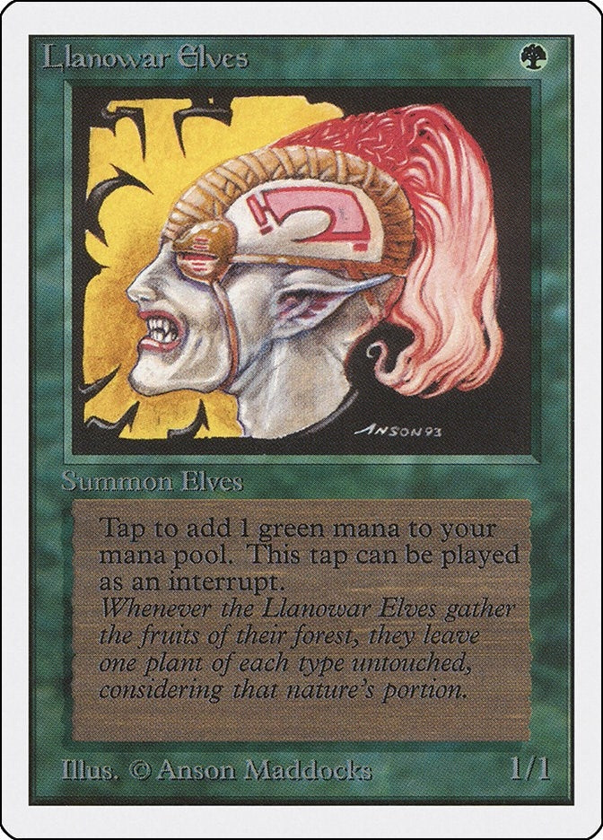 Image for Llanowar Elves [Unlimited Edition]