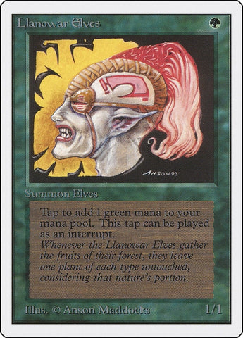 Image for Llanowar Elves [Unlimited Edition]