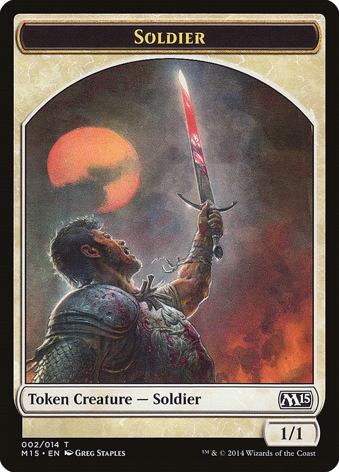 Image for Soldier Token (2) [Magic 2015 (M15)]