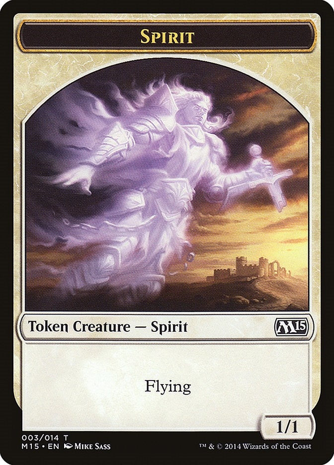 Image for Spirit Token (3) [Magic 2015 (M15)]