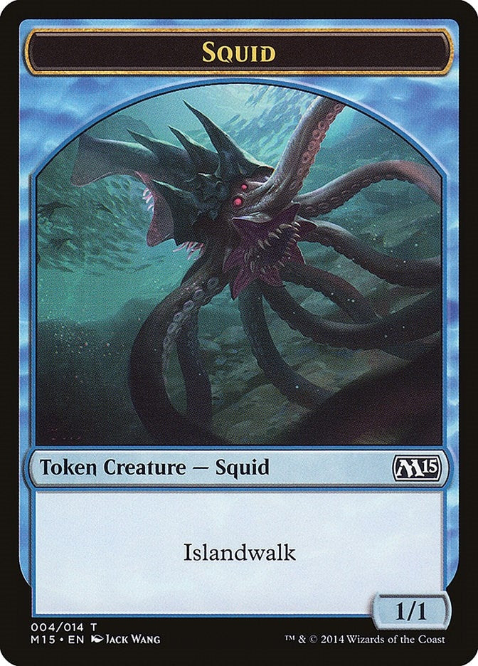 Image for Squid Token (4) [Magic 2015 (M15)]