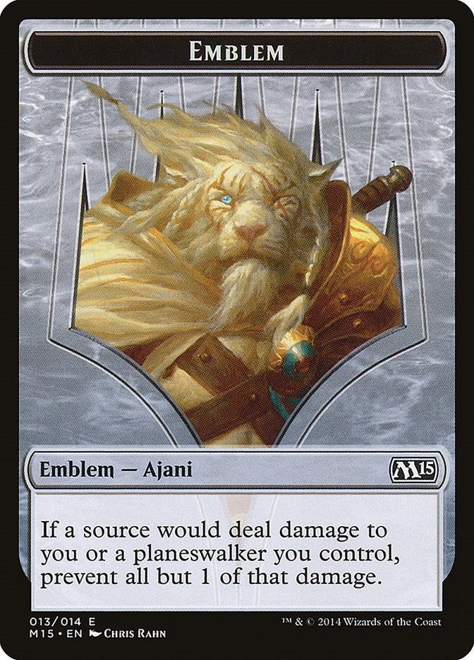 Image for Emblem - Ajani Steadfast (13) [Magic 2015 (M15)]