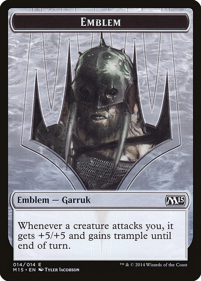 Image for Emblem - Garruk, Apex Predator (14) [Magic 2015 (M15)]