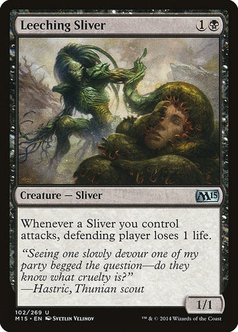 Image for Leeching Sliver (102) [Magic 2015 (M15)]