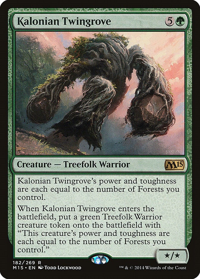 Image for Kalonian Twingrove (182) [Magic 2015 (M15)]