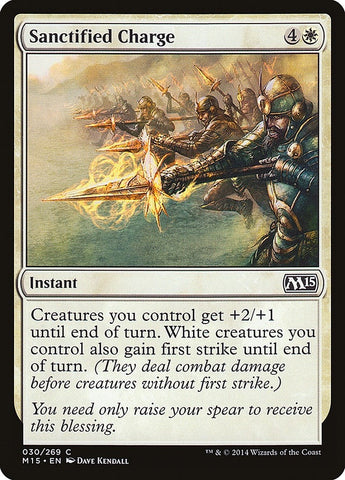 Image for Sanctified Charge (30) [Magic 2015 (M15)]