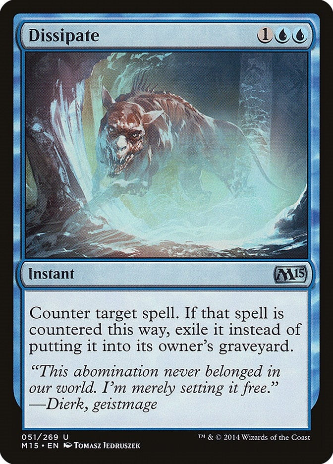 Image for Dissipate (51) [Magic 2015 (M15)]