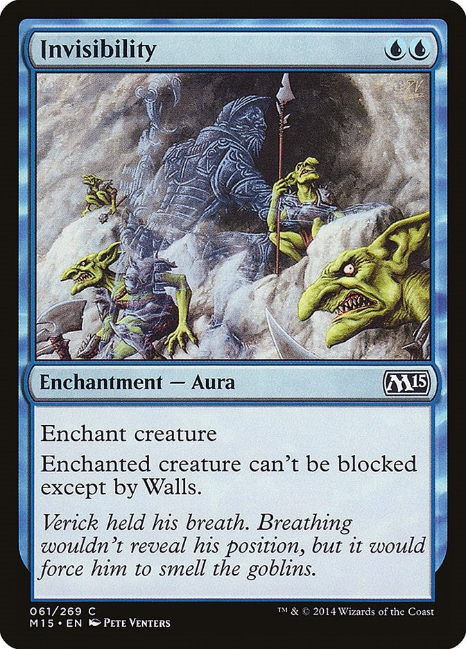 Image for Invisibility (61) [Magic 2015 (M15)]