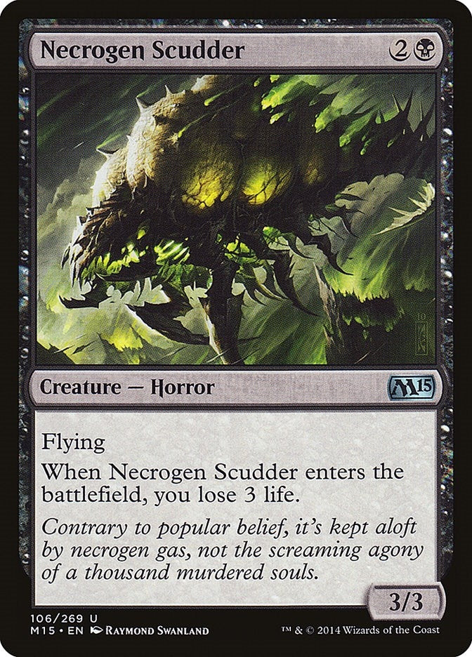 Image for Necrogen Scudder (106) [Magic 2015 (M15)]