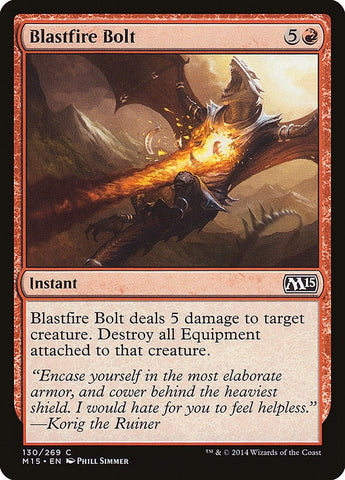 Image for Blastfire Bolt (130) [Magic 2015 (M15)]