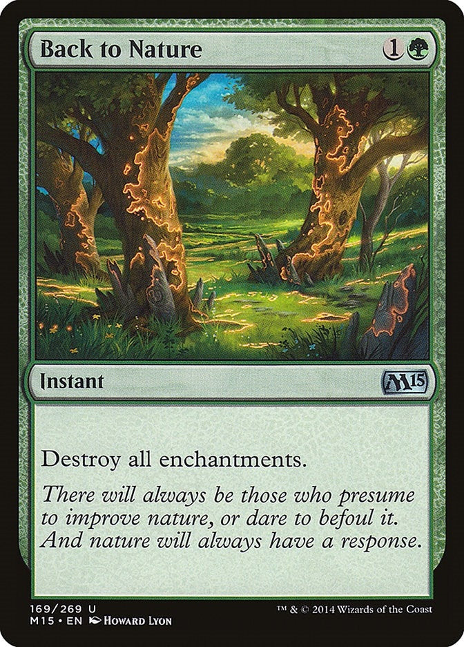 Image for Back to Nature (169) [Magic 2015 (M15)]