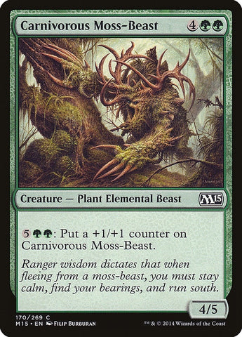 Image for Carnivorous Moss-Beast (170) [Magic 2015 (M15)]