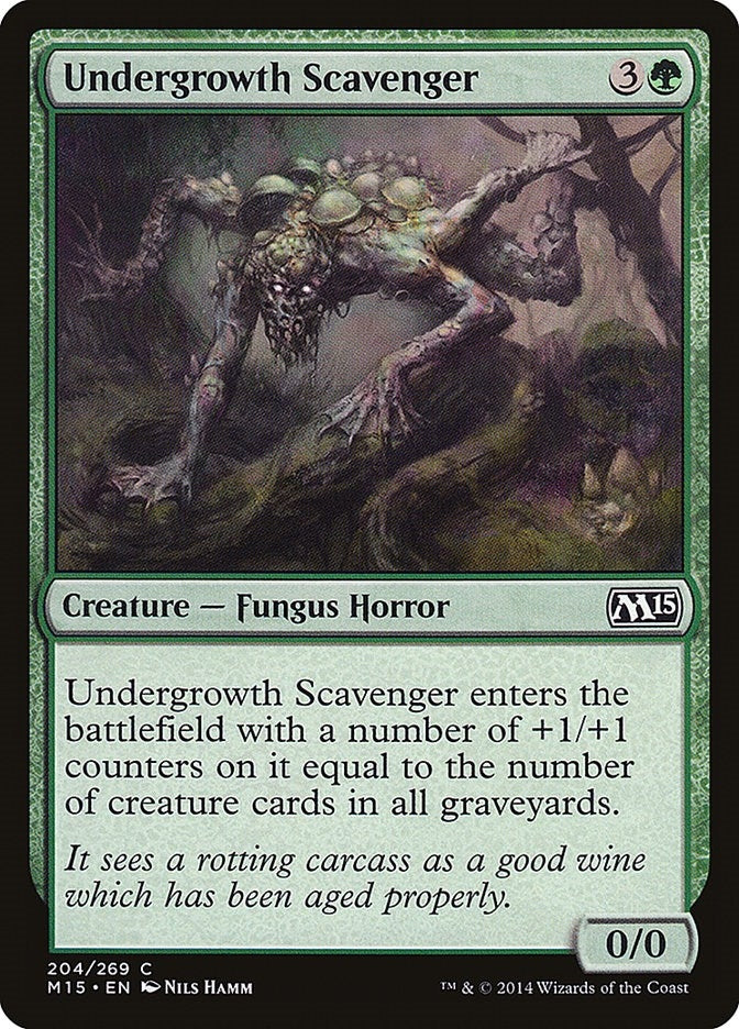Image for Undergrowth Scavenger (204) [Magic 2015 (M15)]