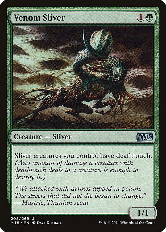 Image for Venom Sliver (205) [Magic 2015 (M15)]