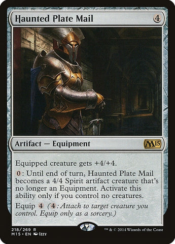 Image for Haunted Plate Mail (218) [Magic 2015 (M15)]