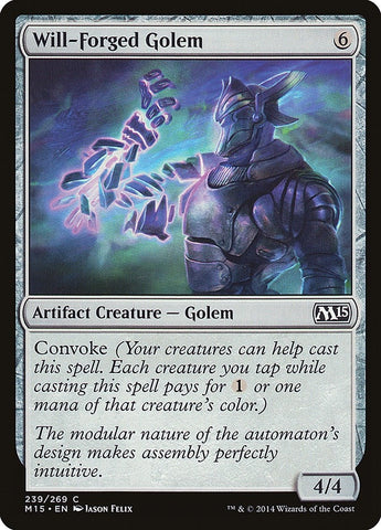 Image for Will-Forged Golem (239) [Magic 2015 (M15)]