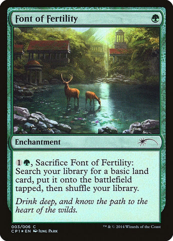 Image for Font of Fertility (3) [Unique and Miscellaneous Promos]