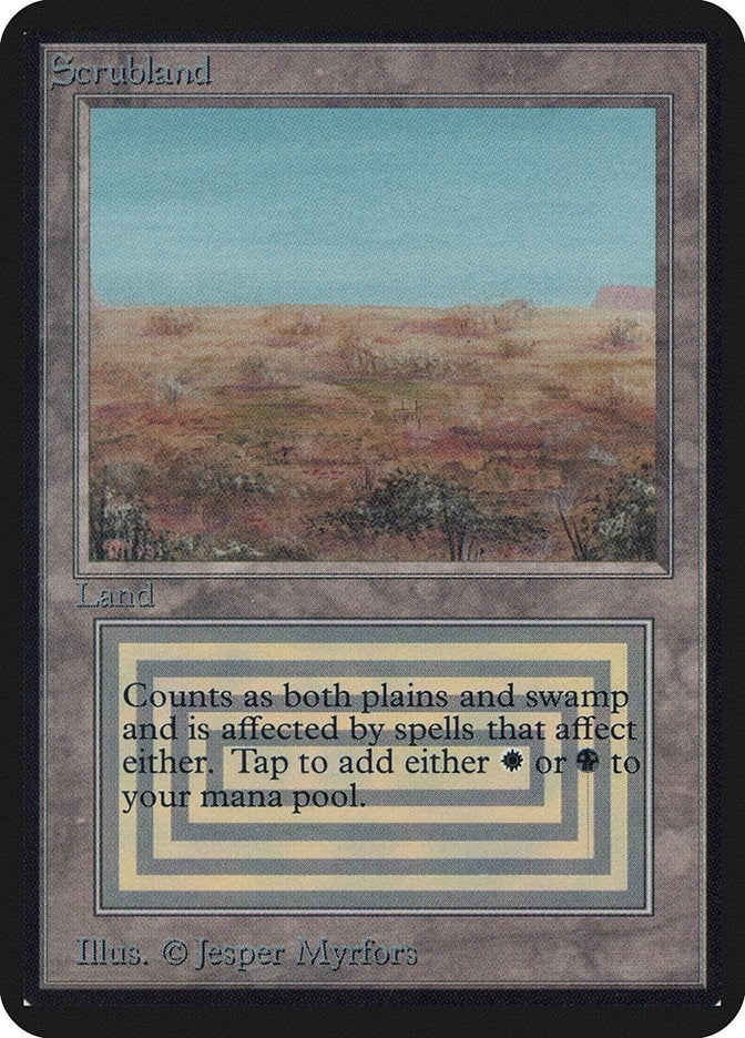 Image for Scrubland - Magic: The Gathering