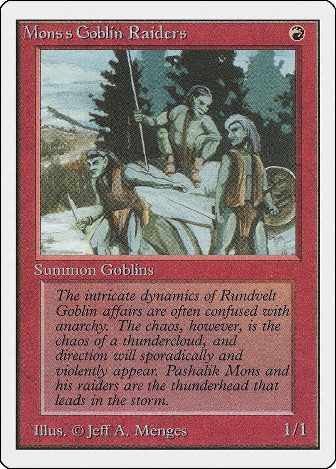 Image for Mons's Goblin Raiders [Unlimited Edition]
