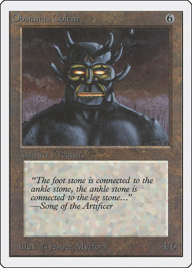 Image for Obsianus Golem [Unlimited Edition]