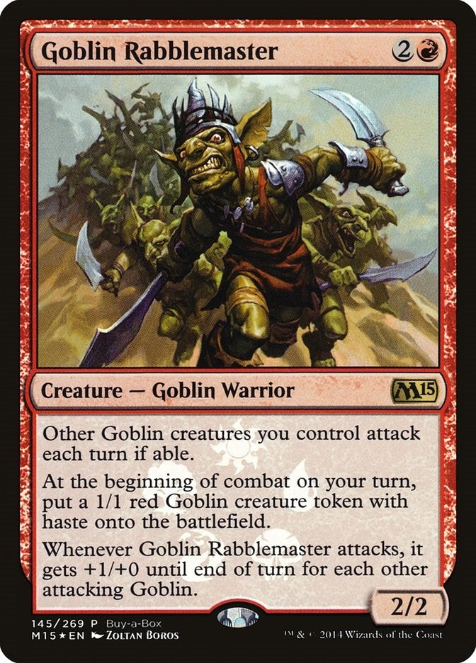Image for Goblin Rabblemaster (145) [Buy-A-Box Promos]
