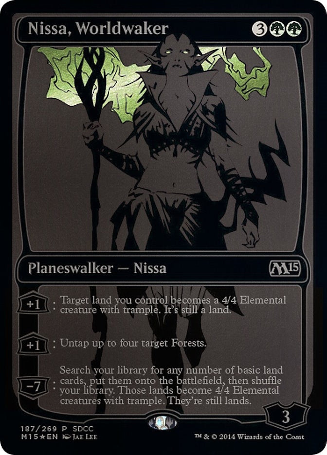 Image for Nissa, Worldwaker (SDCC 2014 Exclusive) (187) [Media Promos]