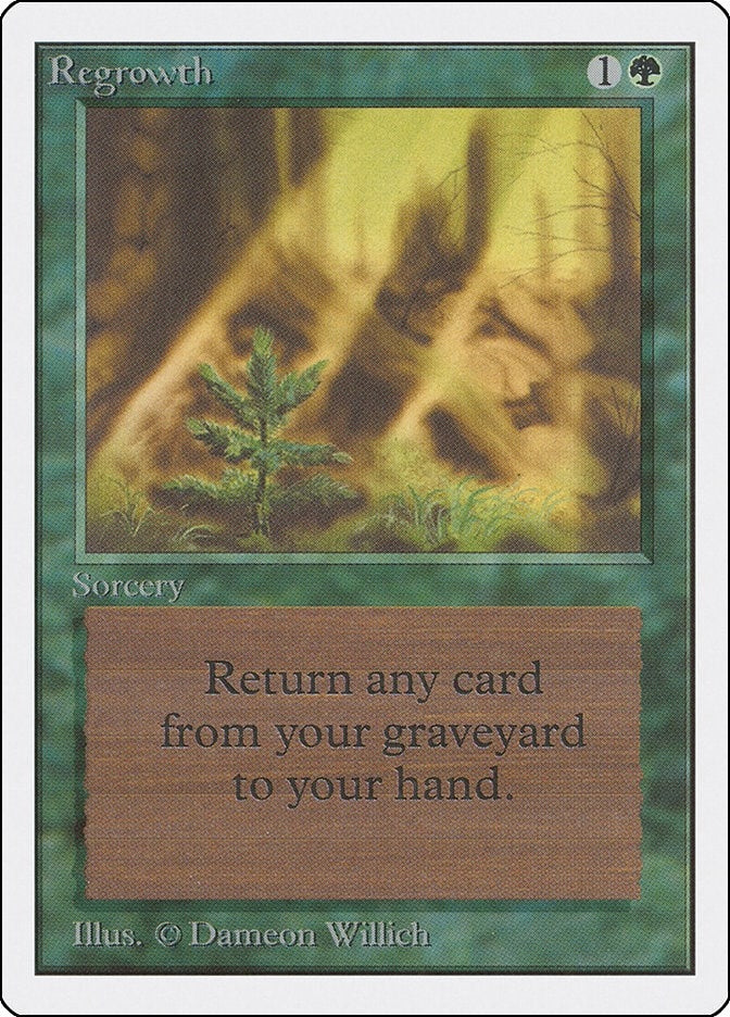 Image for Regrowth - Magic: The Gathering