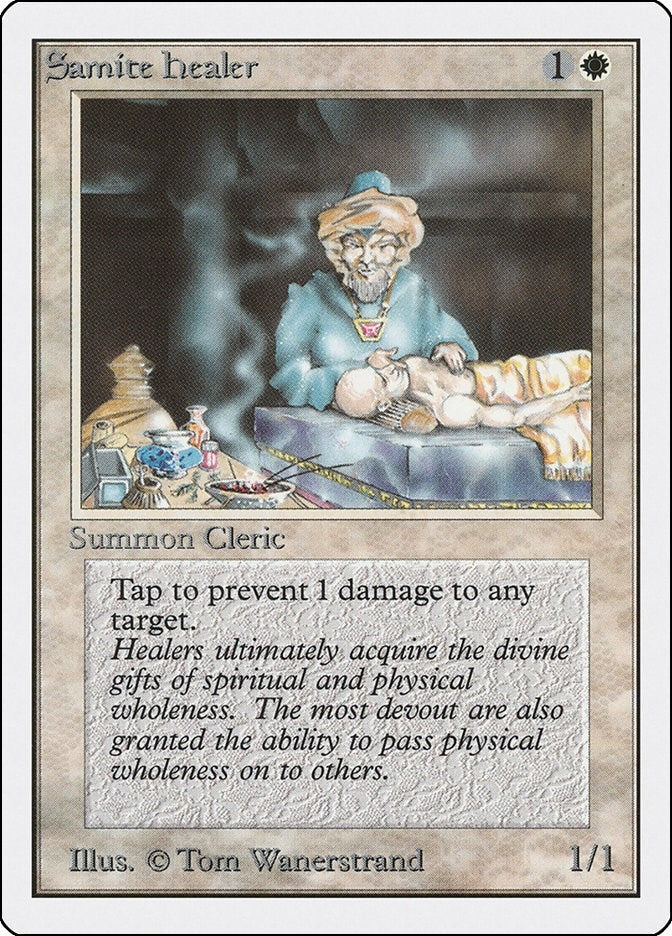 Image for Samite Healer - Magic: The Gathering