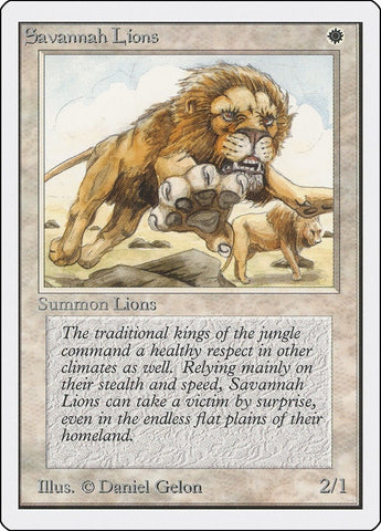 Image for Savannah Lions [Unlimited Edition]