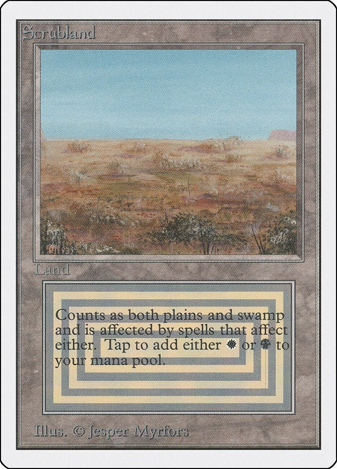 Image for Scrubland - Magic: The Gathering