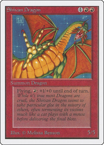 Image for Shivan Dragon [Unlimited Edition]