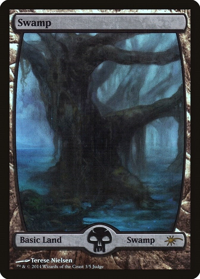 Image for Swamp - Full Art (3) (3) [Judge Promos]