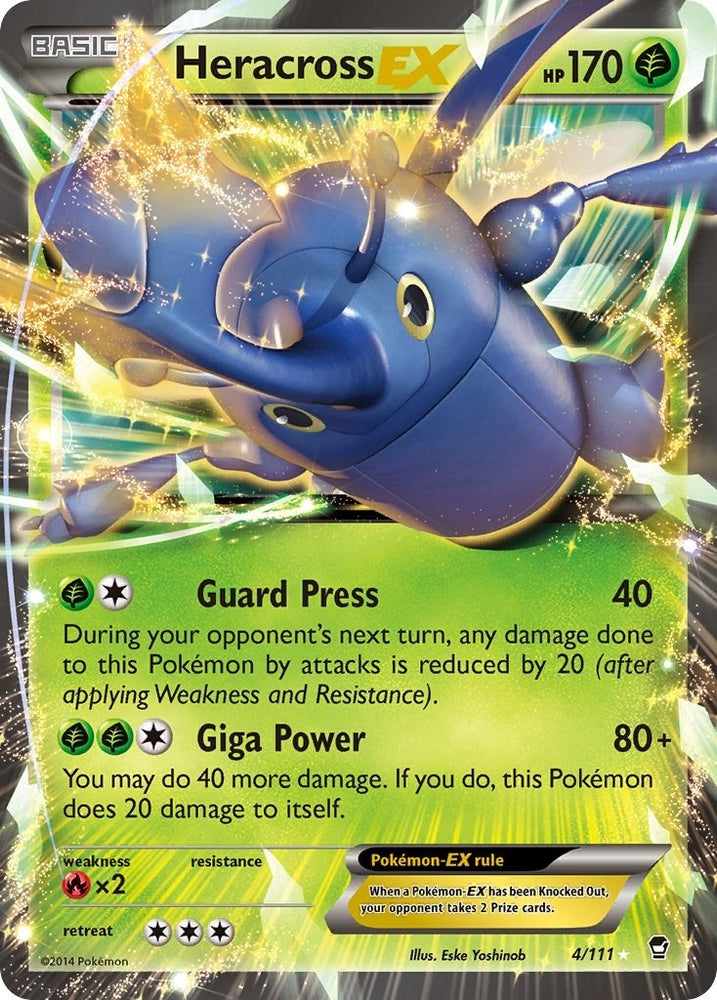 Image for Heracross EX (4/111) [XY - Furious Fists]