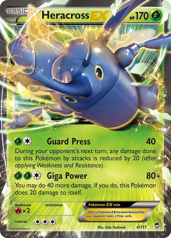 Image for Heracross EX (4/111) [XY - Furious Fists]