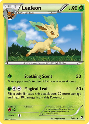 Image for Leafeon (7/111) [XY - Furious Fists]