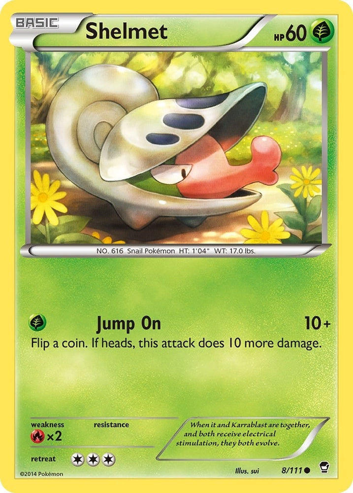 Image for Shelmet (8/111) [XY - Furious Fists]