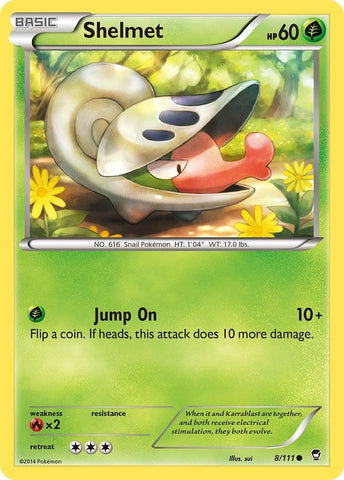 Image for Shelmet (8/111) [XY - Furious Fists]