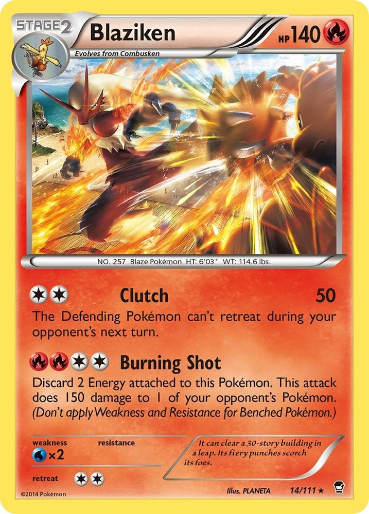 Image for Blaziken (14/111) [XY - Furious Fists]