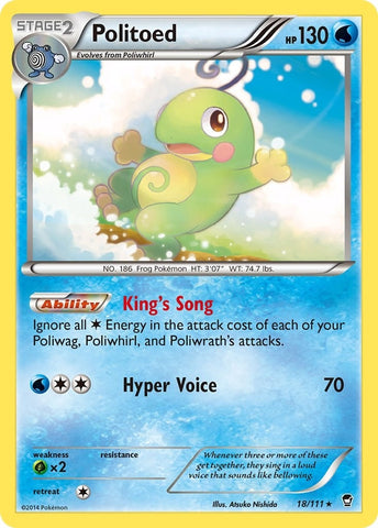 Image for Politoed (18/111) [XY - Furious Fists]