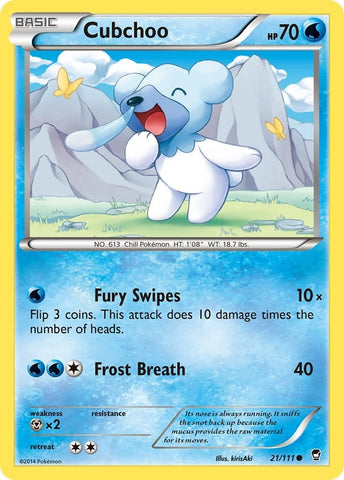 Image for Cubchoo (21/111) [XY - Furious Fists]